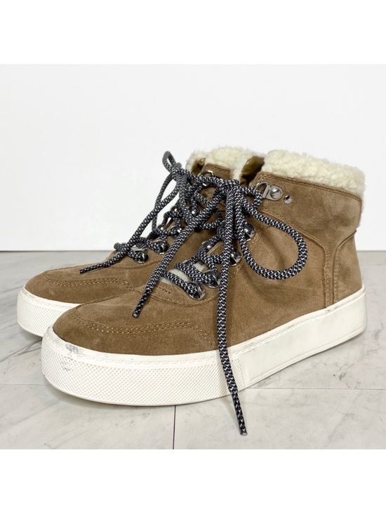 Marc Fisher Shoes - Marc Fisher Summa Faux Fur High Top Sneaker 6 1/2